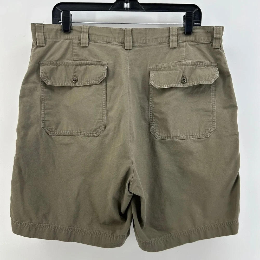 Polo Ralph Lauren Cargo Shorts Mens 36 Green Vintage Cotton Utility Gorpcore